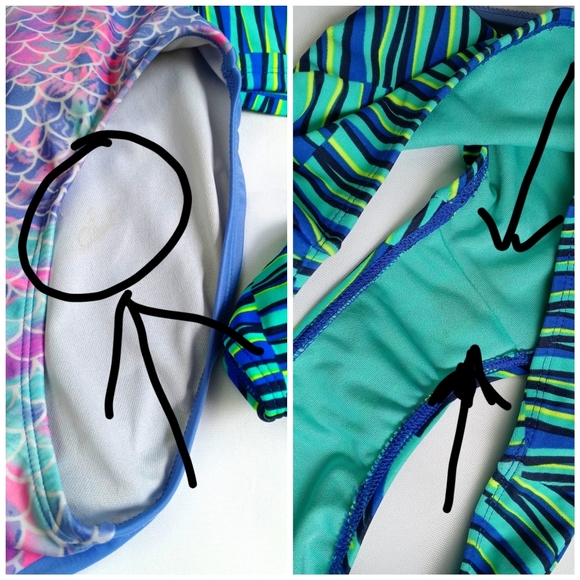 Swimsuit Bundle Tankini & One Piece for Girls Size 14 - Picture 13 of 13